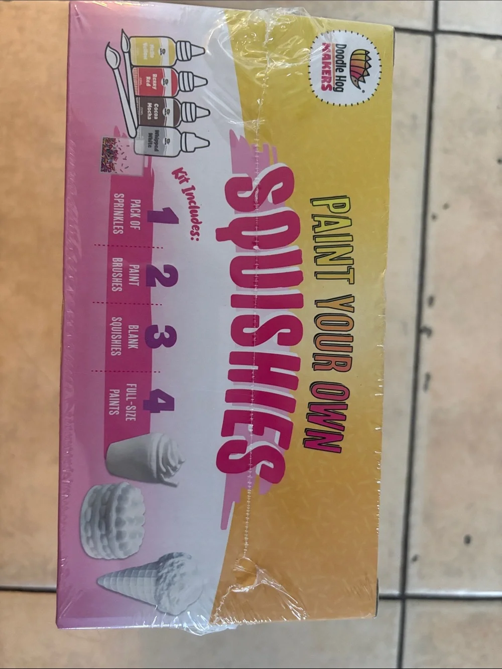 Paint Your Own Squishies Craft Kit - Yellow by Unknown Brand